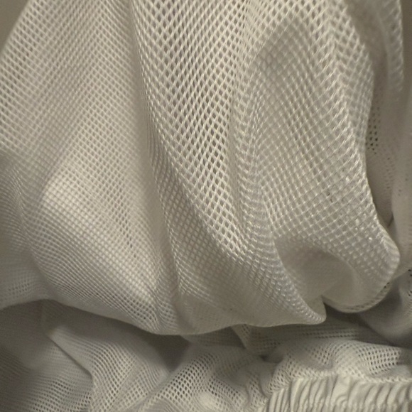 Fila Vintage Style Woman’s White Windbreaker Jacket with Stripe Sleeve size XL - Picture 7 of 10